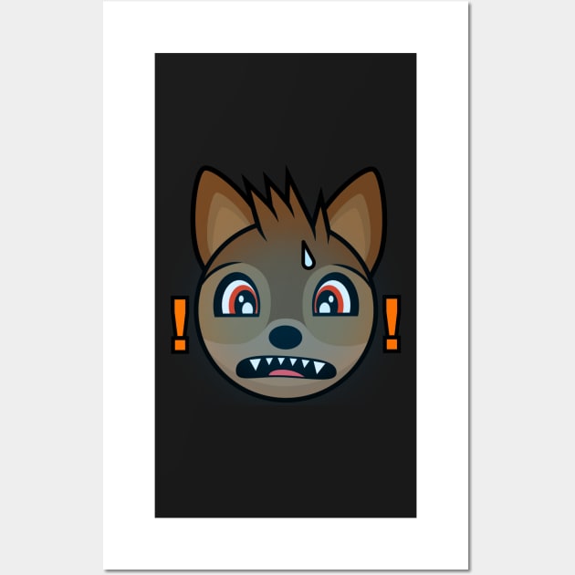 Shocked Bat Count Chiroptera Wall Art by MOULE